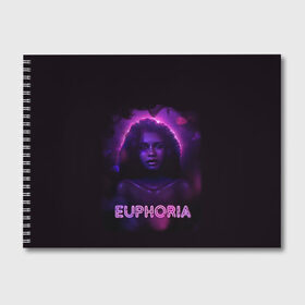 Альбом для рисования с принтом сериал Euphoria в Курске, 100% бумага
 | матовая бумага, плотность 200 мг. | zendaya | зендея | ру беннетт | сериал euphoria | эйфория