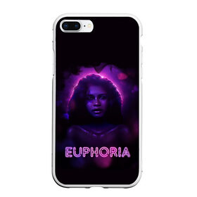 Чехол для iPhone 7Plus/8 Plus матовый с принтом сериал Euphoria в Курске, Силикон | Область печати: задняя сторона чехла, без боковых панелей | Тематика изображения на принте: zendaya | зендея | ру беннетт | сериал euphoria | эйфория