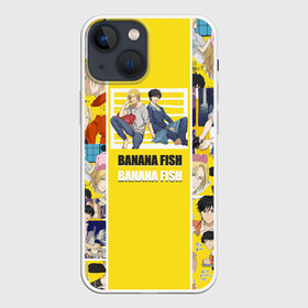 Чехол для iPhone 13 mini с принтом BANANA FISH в Курске,  |  | banana fish | аниме | банановая рыба | эйджи окумуры | эш линкс