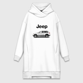 Платье-худи хлопок с принтом Jeep в Курске,  |  | america | avto | car | v8 | машина | скорость