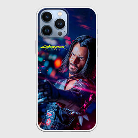 Чехол для iPhone 13 Pro Max с принтом Cyberpunk 2077 в Курске,  |  | Тематика изображения на принте: 2077 | cyberpunk | cyberpunk 2077 | game | игры | киану ривз | киберпанк | самурай