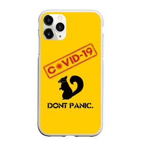 Чехол для iPhone 11 Pro матовый с принтом Dont Panic (covid-19) в Курске, Силикон |  | 19 | covid | covid 19 | dont | home | ncov | panic | stay | антивирус | антикоронавирус | без | белка | вирус | дома | ковид | корона | коронавирус | мой | оставайся | паники | руки | сиди