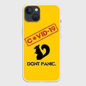 Чехол для iPhone 13 с принтом Dont Panic (covid 19) в Курске,  |  | 19 | covid | covid 19 | dont | home | ncov | panic | stay | антивирус | антикоронавирус | без | белка | вирус | дома | ковид | корона | коронавирус | мой | оставайся | паники | руки | сиди