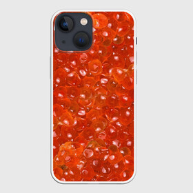 Чехол для iPhone 13 mini с принтом Красная икра в Курске,  |  | black | butter | camouflage | caviar | fish | fisherman | food | luxury | new year | red | riches | белуга | богатство | бутерброд | еда | икра | камуфляж | красная | лосось | масло | новый год | осётр | роскошь | рыба | рыбак | севрюга | сёмга