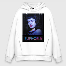 Мужское худи Oversize хлопок с принтом сериал Euphoria в Курске, френч-терри — 70% хлопок, 30% полиэстер. Мягкий теплый начес внутри —100% хлопок | боковые карманы, эластичные манжеты и нижняя кромка, капюшон на магнитной кнопке | zendaya | зендея | ру беннетт | сериал euphoria | эйфория