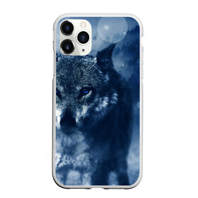 Чехол для iPhone 11 Pro Max матовый с принтом Красивый волк в Курске, Силикон |  | wolf | ауф | волк | волчонок | зима | синеглазый волк