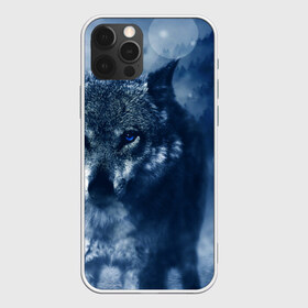 Чехол для iPhone 12 Pro Max с принтом Красивый волк в Курске, Силикон |  | wolf | ауф | волк | волчонок | зима | синеглазый волк