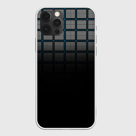 Чехол для iPhone 12 Pro Max с принтом клетка в Курске, Силикон |  | Тематика изображения на принте: геометрия | клетка | линии | полоски | полосы | ровно | серый | сетка | синий | темный | точки | черный