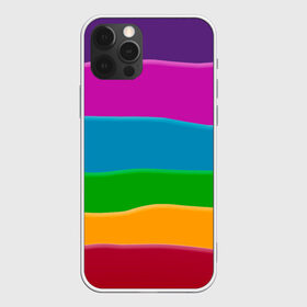 Чехол для iPhone 12 Pro Max с принтом Разноцветные полоски в Курске, Силикон |  | Тематика изображения на принте: иллюзия | калейдоскоп | пейзаж | полосы | природа | радуга | свет | солнце