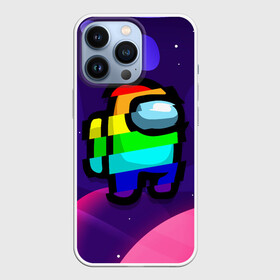 Чехол для iPhone 13 Pro с принтом AMONG US   RAINBOW SPACE в Курске,  |  | among | among us | amongus | crewmate | game | games | imposter | impostor | logo | monster | sabotage | shhh | амонг | амонг ас | амонгас | игра | игры | импостер | космос | крюмейт | лого | логотип | логотипы | монстр | саботаж | символ | сим