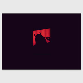 Поздравительная открытка с принтом Дьяволица в Курске, 100% бумага | плотность бумаги 280 г/м2, матовая, на обратной стороне линовка и место для марки
 | Тематика изображения на принте: девушка | дьяволица | надменность | пафос | рожки
