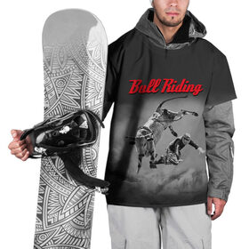 Накидка на куртку 3D с принтом Bull Riding в Курске, 100% полиэстер |  | bull | dude | extreme | fall | helmet | hoofs | horns | sport | sportsman | tail | бык | падение | рога | спорт | спортсмен | хвост | чувак | шлем | экстрим