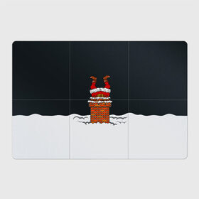 Магнитный плакат 3Х2 с принтом С Новым Годом! в Курске, Полимерный материал с магнитным слоем | 6 деталей размером 9*9 см | christmas | merry christmas | дед мороз | ёлка | зима | мороз | новый год | подарок | праздник | рождество | с новым годом | санта клаус | снегурочка | снежинки