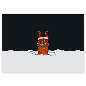 Поздравительная открытка с принтом С Новым Годом! в Курске, 100% бумага | плотность бумаги 280 г/м2, матовая, на обратной стороне линовка и место для марки
 | christmas | merry christmas | дед мороз | ёлка | зима | мороз | новый год | подарок | праздник | рождество | с новым годом | санта клаус | снегурочка | снежинки
