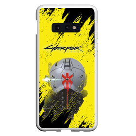 Чехол для Samsung S10E с принтом Cyberpunk 2077 в Курске, Силикон | Область печати: задняя сторона чехла, без боковых панелей | Тематика изображения на принте: cd project red | cyberpunk 2077 | keanu reeves | samurai | игра | киану ривз | киберпанк 2077 | самураи