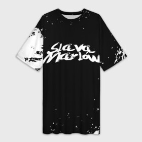 Платье-футболка 3D с принтом Slava marlow в Курске,  |  | rap | slava marlow | артём готлиб | видеоблогер и рэпер | российский музыкальный продюсер | рэп | слава марлоу