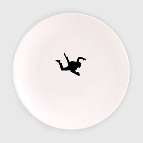 Тарелка с принтом Парашютист в Курске, фарфор | диаметр - 210 мм
диаметр для нанесения принта - 120 мм | небо | параплан | парашютист | парашютный спорт | полёт