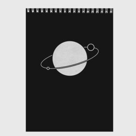Скетчбук с принтом ПлАнЕтА в Курске, 100% бумага
 | 48 листов, плотность листов — 100 г/м2, плотность картонной обложки — 250 г/м2. Листы скреплены сверху удобной пружинной спиралью | астрономия | космос | планета | юпитер