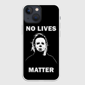 Чехол для iPhone 13 mini с принтом MICHAEL MYERS в Курске,  |  | Тематика изображения на принте: 666 | bloody | creep | death | evil dead | film | halloween | lives | matter | michael myers | кровь | майкл майерс | ужас | хоррор | хэллоуин