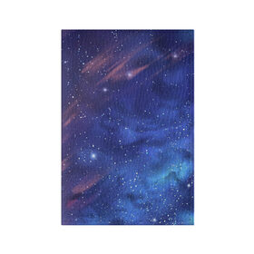 Обложка для паспорта матовая кожа с принтом Звёздное небо в Курске, натуральная матовая кожа | размер 19,3 х 13,7 см; прозрачные пластиковые крепления | Тематика изображения на принте: арт | звезда | звёзды | космос | небо | ночное небо | ночь | облако | рисунок | сияние | туманность | яркие цвета