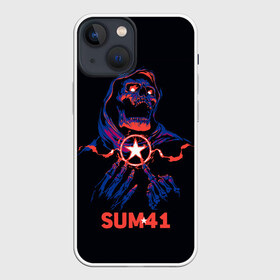 Чехол для iPhone 13 mini с принтом Sum 41 в Курске,  |  | metall | music | punk | rock | sum 41 | альтернатива | метал | музло | музыка | панк | рок | сам 41