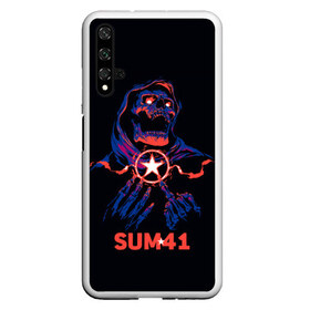 Чехол для Honor 20 с принтом Sum 41 в Курске, Силикон | Область печати: задняя сторона чехла, без боковых панелей | metall | music | punk | rock | sum 41 | альтернатива | метал | музло | музыка | панк | рок | сам 41