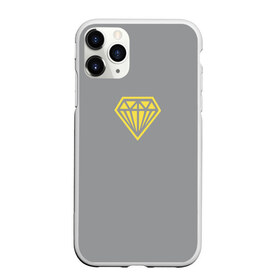 Чехол для iPhone 11 Pro Max матовый с принтом Бриллиант pantone 2021 в Курске, Силикон |  | блеск | бриллиант | кристалл | минимализм | роскошь