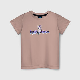 Детская футболка хлопок с принтом Даня Милохин DREAMTEAM HOUSE в Курске, 100% хлопок | круглый вырез горловины, полуприлегающий силуэт, длина до линии бедер | danya_milokhin | dreamteam | dreamteamhouse | tiktok | блогер | дримтим | тикток