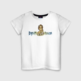 Детская футболка хлопок с принтом Никита Мимимишка DREAMTEAM в Курске, 100% хлопок | круглый вырез горловины, полуприлегающий силуэт, длина до линии бедер | dreamteam | dreamteamhouse | tiktok | блогер | дримтим | мимимишка | никита мимимишка | тикток