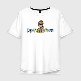 Мужская футболка хлопок Oversize с принтом Никита Мимимишка DREAMTEAM в Курске, 100% хлопок | свободный крой, круглый ворот, “спинка” длиннее передней части | dreamteam | dreamteamhouse | tiktok | блогер | дримтим | мимимишка | никита мимимишка | тикток
