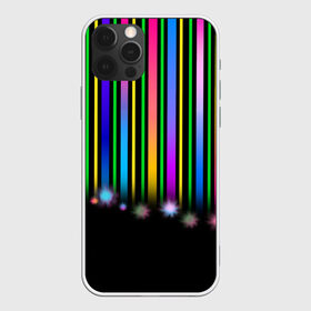 Чехол для iPhone 12 Pro Max с принтом Градиентный звездопад в Курске, Силикон |  | Тематика изображения на принте: градиент | звезда | ленты | полоски | праздник | радость | салют | фейерверк