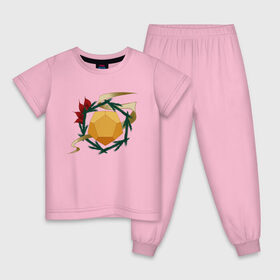Детская пижама хлопок с принтом D12 Present в Курске, 100% хлопок |  брюки и футболка прямого кроя, без карманов, на брюках мягкая резинка на поясе и по низу штанин
 | Тематика изображения на принте: 