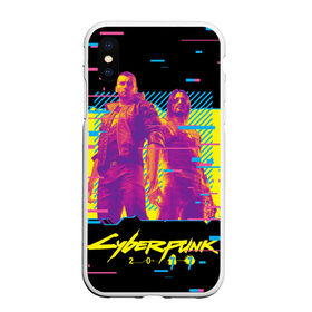 Чехол для iPhone XS Max матовый с принтом Cyberpunk 2077 - Взлом системы в Курске, Силикон | Область печати: задняя сторона чехла, без боковых панелей | 2077 | cd | cdprojectd | cyber | game | gamer | pank | project | punk | red | steam | syber | syberpank | valve | декабрь | игра | игра2020 | иградекабрь | игры | кибер | киберпан | панк | суберпунк | топигра