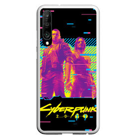 Чехол для Honor P30 с принтом Cyberpunk 2077 - Взлом системы в Курске, Силикон | Область печати: задняя сторона чехла, без боковых панелей | 2077 | cd | cdprojectd | cyber | game | gamer | pank | project | punk | red | steam | syber | syberpank | valve | декабрь | игра | игра2020 | иградекабрь | игры | кибер | киберпан | панк | суберпунк | топигра