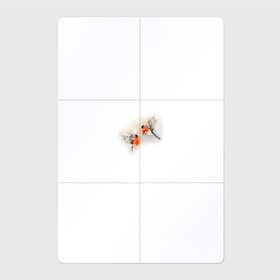 Магнитный плакат 2Х3 с принтом Снегири в Курске, Полимерный материал с магнитным слоем | 6 деталей размером 9*9 см | животные | зима | новый год | птицы | снег | снегири
