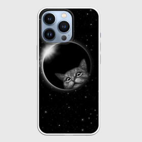Чехол для iPhone 13 Pro с принтом Кот в Космосе в Курске,  |  | Тематика изображения на принте: 2021 | cat | вселенная | галактика | галактический кот | единорог | звезда | звезды | земля | космический кот | космос | кот | кот в космосе | кот мем | котик | кошак | мем | мемы | милый кот | милый котик