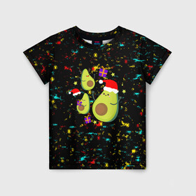 Детская футболка 3D с принтом Авокадо в Курске, 100% гипоаллергенный полиэфир | прямой крой, круглый вырез горловины, длина до линии бедер, чуть спущенное плечо, ткань немного тянется | авокадо | веган | еда блогеров | мемы | минимализм | прикольные картинки | прикольные надписи | растение | смешное авокадо | фрукт