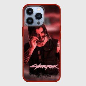 Чехол для iPhone 13 Pro с принтом Johnny Silverhand Cyberpunk в Курске,  |  | ceberpunk | johnny | silverhand | андроид | джонни | киану | киберпанк | киборг | ривз | сильверхенд