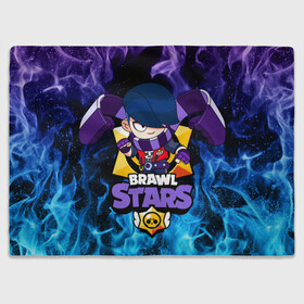 Плед 3D с принтом BRAWL STARS EDGAR в Курске, 100% полиэстер | закругленные углы, все края обработаны. Ткань не мнется и не растягивается | Тематика изображения на принте: brawl stars | brawl stars edgar | brawler | edgar | бравл старз | бравлер | эдгар