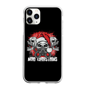 Чехол для iPhone 11 Pro Max матовый с принтом Acid Christmas в Курске, Силикон |  | Тематика изображения на принте: 