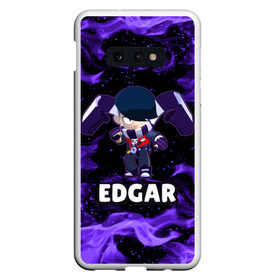 Чехол для Samsung S10E с принтом BRAWL STARS EDGAR в Курске, Силикон | Область печати: задняя сторона чехла, без боковых панелей | 8 bit | 8 бит | brawl | brawl stars | crow | edgar | leon | stars | бравл | бравл старс | браво старс | едгар | игра | компьютерная | леон | огонь | онлайн | старс | эдгар