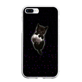 Чехол для iPhone 7Plus/8 Plus матовый с принтом Милый котик в Курске, Силикон | Область печати: задняя сторона чехла, без боковых панелей | 