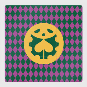 Магнитный плакат 3Х3 с принтом ДжоДжо в Курске, Полимерный материал с магнитным слоем | 9 деталей размером 9*9 см | jojo log | jojo no kimyou na bouken | jojos bizarre adventure | невероятное приключение джоджо