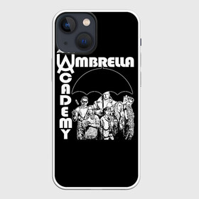 Чехол для iPhone 13 mini с принтом umbrella academy в Курске,  |  | academy | umbrella | umbrella academy | адам годли | академия | академия амбрелла | амбрелла | дэвид кастанеда | колм фиори | кэмерон бриттон | мэри джей блайдж
джон магаро | роберт шиэн | том хоппер | эллиот пейдж