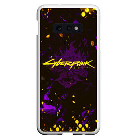 Чехол для Samsung S10E с принтом Cyberpunk 2077 в Курске, Силикон | Область печати: задняя сторона чехла, без боковых панелей | Тематика изображения на принте: cyberpunk 2077 | game | samurai | будущее | игра | киберпанк 2077 | сайберпанк | самурай