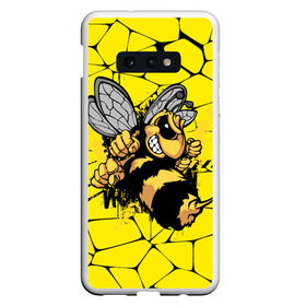 Чехол для Samsung S10E с принтом Дикая пчела в Курске, Силикон | Область печати: задняя сторона чехла, без боковых панелей | дикая пчела | жало | мед | насекомые | опасность | соты | текстура | шершень
