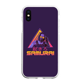 Чехол для iPhone XS Max матовый с принтом Сyberpunk 2077 SAMURAI в Курске, Силикон | Область печати: задняя сторона чехла, без боковых панелей | 2077 | cyberpunk | cyberpunk 2077 | neon | samurai | джонни сильверхенд | киану ривз | киберпанк | киберпанк 2077 | неон | самурай