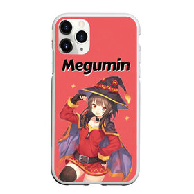 Чехол для iPhone 11 Pro Max матовый с принтом Megumin в Курске, Силикон |  | aqua | darkness | kazuma | kono subarashii | konosuba | megumin | аква | богиня благословляет этот прекрасный мир | даркнес | даркнесс | казума | коносуба | мегумин | юн юн