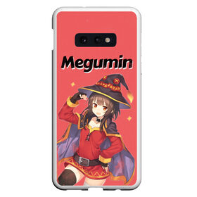 Чехол для Samsung S10E с принтом Megumin в Курске, Силикон | Область печати: задняя сторона чехла, без боковых панелей | aqua | darkness | kazuma | kono subarashii | konosuba | megumin | аква | богиня благословляет этот прекрасный мир | даркнес | даркнесс | казума | коносуба | мегумин | юн юн