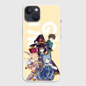 Чехол для iPhone 13 с принтом KonoSuba девочки вместе в Курске,  |  | aqua | darkness | kazuma | kono subarashii | konosuba | megumin | аква | богиня благословляет этот прекрасный мир | даркнес | даркнесс | казума | коносуба | мегумин | юн юн